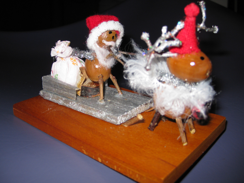 どんぐりアート: 12月(2)